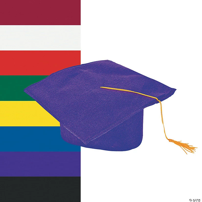 Buy π Kids' Felt Elementary School Graduation Mortarboard Hats - 12 Pc. π€© 2 Buy π Kids' Felt Elementary School Graduation Mortarboard Hats - 12 Pc. π€© - Image 2