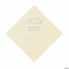 Coupon 😉 Ivory Congrats Grad Personalized Napkins with Silver Foil - 50 Pc. Luncheon 🧨