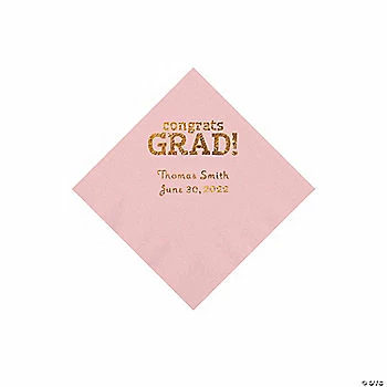 Top 10 π― Light Pink Congrats Grad Personalized Napkins with Gold Foil - 50 Pc. Beverage π 1 Top 10 π― Light Pink Congrats Grad Personalized Napkins with Gold Foil - 50 Pc. Beverage π
