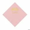 Coupon 🔔 Light Pink Congrats Grad Personalized Napkins with Gold Foil - 50 Pc. Luncheon 😍