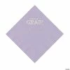 Best reviews of 👍 Lilac Congrats Grad Personalized Napkins with Silver Foil - 50 Pc. Luncheon 🥰
