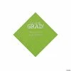 Cheapest ⭐ Lime Congrats Grad Personalized Napkins with Silver Foil - 50 Pc. Beverage 👏