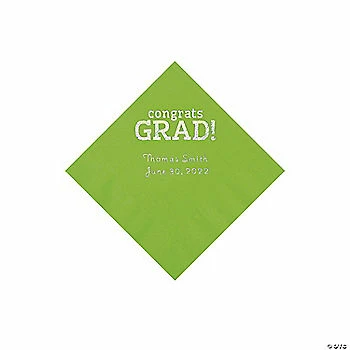 Cheapest β Lime Congrats Grad Personalized Napkins with Silver Foil - 50 Pc. Beverage π 1 Cheapest β Lime Congrats Grad Personalized Napkins with Silver Foil - 50 Pc. Beverage π