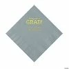 Top 10 😀 Silver Congrats Grad Personalized Napkins with Gold Foil - 50 Pc. Luncheon ❤️