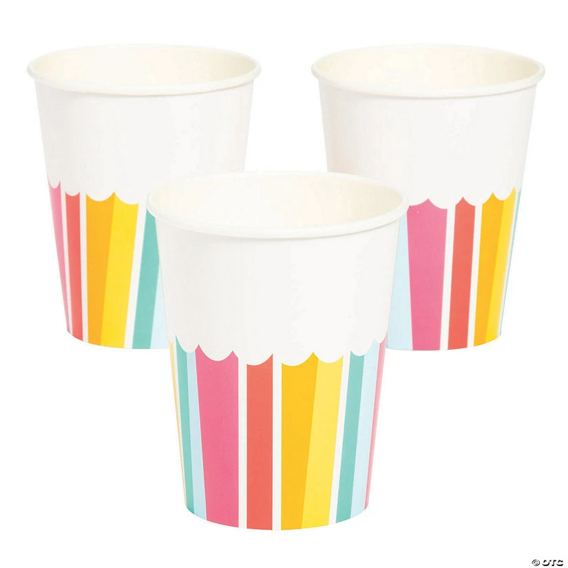 Coupon π Happy Day Bright Stripes Paper Cups - 8 Ct. π 2 Coupon π Happy Day Bright Stripes Paper Cups - 8 Ct. π - Image 2