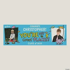 Best Pirce ⌛ Custom Dr. Seuss™ Oh, the Places You’ll Go Vinyl Banner - Large 🎉