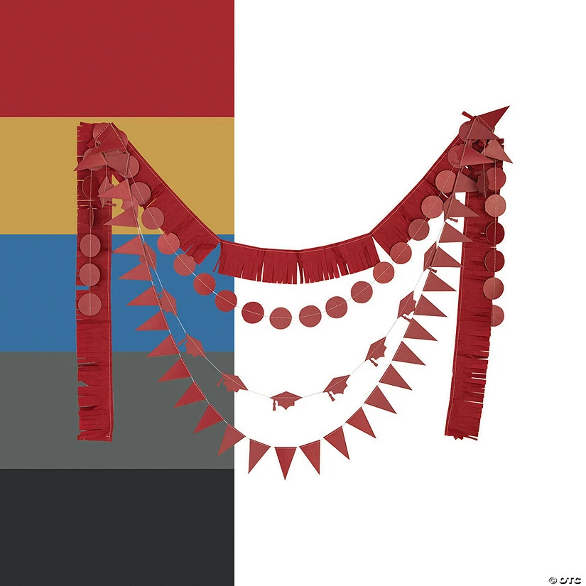 Hot Sale π₯° Graduation Multi-Strand Tissue Paper Garlands - 4 Pc. β€οΈ 2 Hot Sale π₯° Graduation Multi-Strand Tissue Paper Garlands - 4 Pc. β€οΈ - Image 2