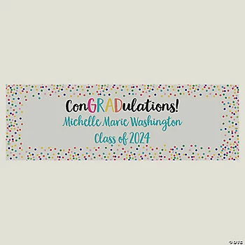 Best deal ❤️ ConGRADulations Graduation Custom Banner - Small ✔️ 1 Best deal ❤️ ConGRADulations Graduation Custom Banner - Small ✔️