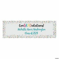 Cheapest 😉 ConGRADulations Graduation Custom Banner - Medium ⭐