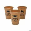 Best Sale 👏 Personalized Gold Graduation Disposable Plastic Cups - 40 Ct. 😍