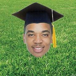 Outlet ⌛ Custom Photo Graduation Big Head Cutout Yard Sign 😉