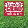 Outlet 💯 Personalized Congrats Grad School Color Yard Sign ✨