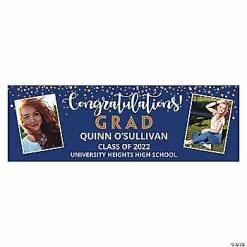 Discount 🎉 Congratulations Grad Photo Custom Banner - Small 🧨