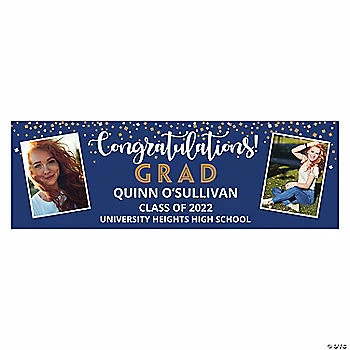 Discount π Congratulations Grad Photo Custom Banner - Small 𧨠1 Discount π Congratulations Grad Photo Custom Banner - Small π§¨