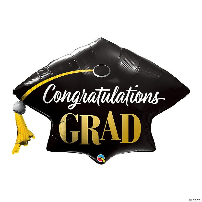 Outlet π Congrats Grad Mortarboard 19" Mylar Balloon π 2 Outlet π Congrats Grad Mortarboard 19" Mylar Balloon π - Image 2