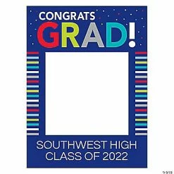 Flash Sale 🎉 Personalized Bright Grad Photo Booth Frame ⌛