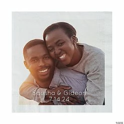 Best Sale 🔥 Personalized Text Custom Photo Paper Luncheon Napkins 👍