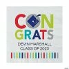 Best Sale 🌟 Personalized Bright Graduation Paper Luncheon Napkins – 50 Pc. ⭐
