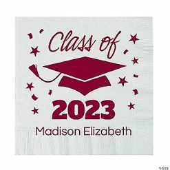 Best Pirce 😀 Personalized Class of Paper Luncheon Napkins - 50 Pc. 😉