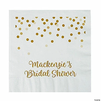 Cheap π Personalized Confetti Dots Paper Luncheon Napkins - 50 Pc. π 1 Cheap π Personalized Confetti Dots Paper Luncheon Napkins - 50 Pc. π