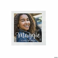 Top 10 🥰 Personalized Custom Photo Class of Paper Beverage Napkins - 50 Pc. 🛒