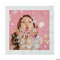 Brand new 👍 Personalized Custom Photo Paper Luncheon Napkins - 50 Pc. 😍