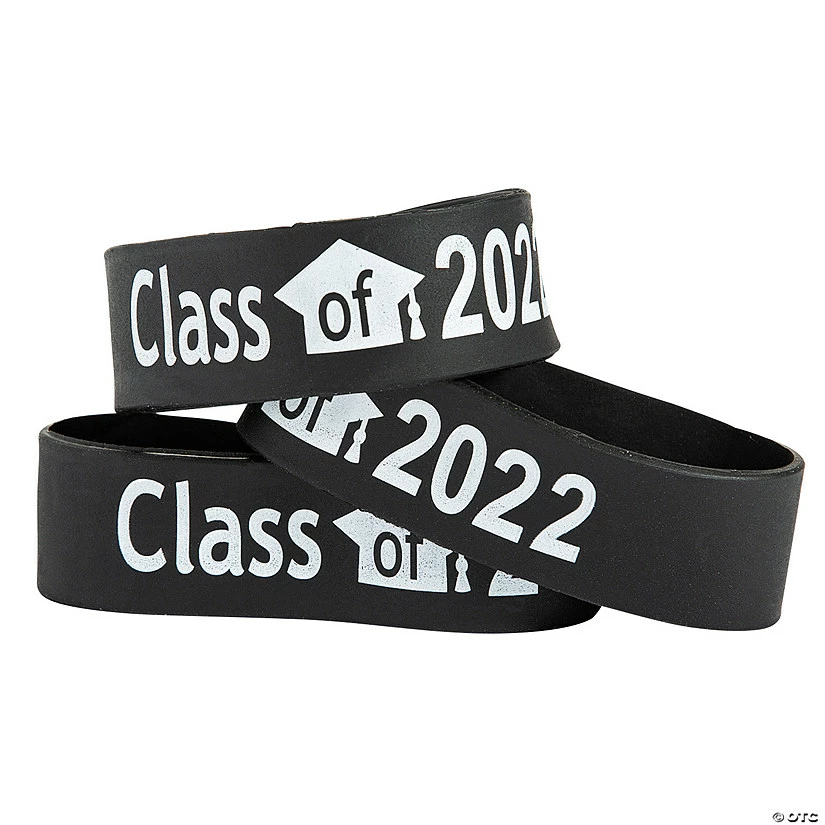 Top 10 β Black Class of 2022 Big Band Bracelets - 12 Pc. π 2 Top 10 β Black Class of 2022 Big Band Bracelets - 12 Pc. π - Image 2