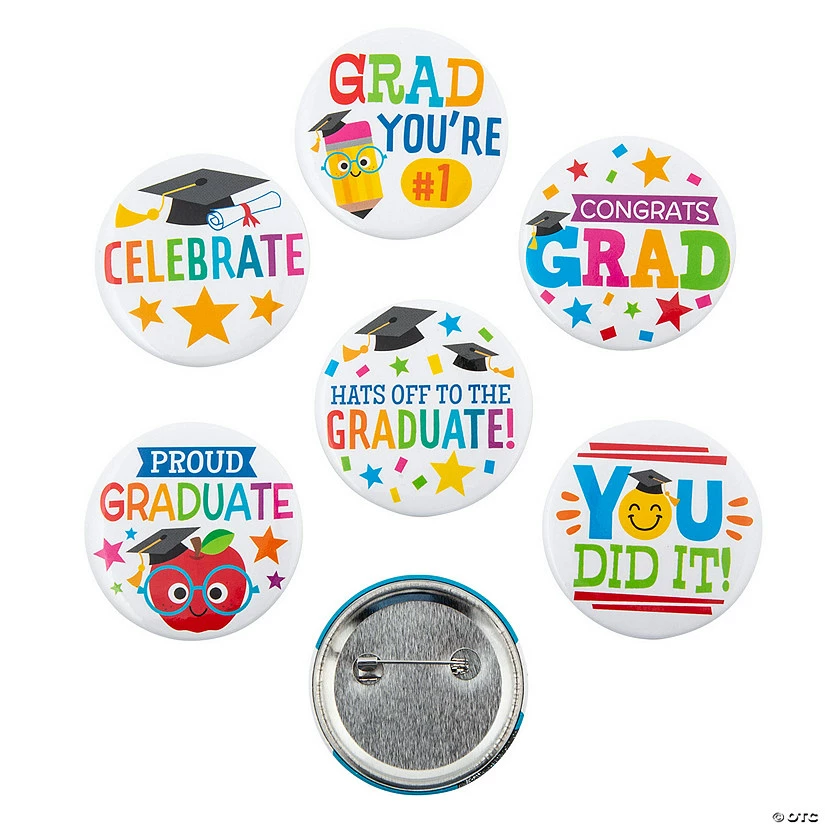 Cheap βοΈ I Graduated Buttons - 24 Pc. π 2 Cheap βοΈ I Graduated Buttons - 24 Pc. π - Image 2