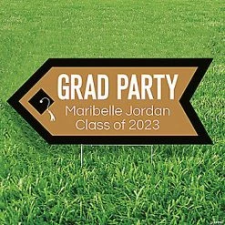 New ⌛ Personalized Graduation Directional Yard Sign 🔔