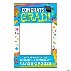 Hot Sale ✔️ Personalized Elementary Grad Photo Booth Frame 😍