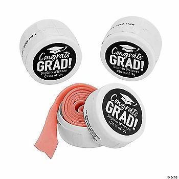 Coupon β¨ Personalized Graduation Roll Tape Gum - 12 Pc. π 1 Coupon β¨ Personalized Graduation Roll Tape Gum - 12 Pc. π