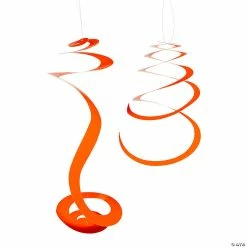 Cheap ๐คฉ Solid Color Hanging Swirl Decorations - 12 Pc. ๐