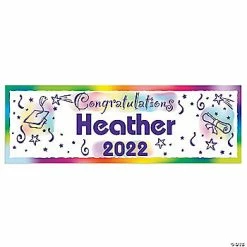 Brand new 🌟 Watercolor Congratulations Graduation Custom Banner - Small 🧨