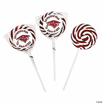 Best Pirce π Personalized Burgundy Graduation Swirl Lollipops - 24 Pc. β¨ 1 Best Pirce π Personalized Burgundy Graduation Swirl Lollipops - 24 Pc. β¨