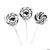 Best Pirce 🤩 Personalized Black Graduation Swirl Lollipops - 24 Pc. 👍