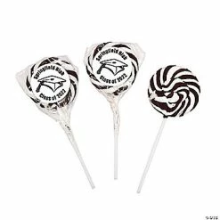 Coupon 🌟 Personalized White Graduation Swirl Lollipops - 24 Pc. 🧨