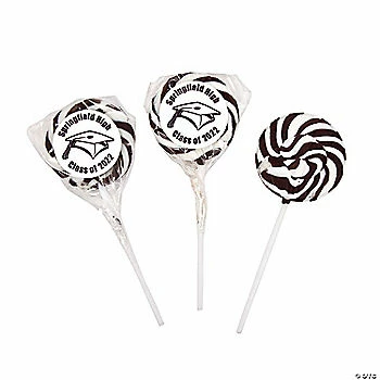 Coupon π Personalized White Graduation Swirl Lollipops - 24 Pc. 𧨠1 Coupon π Personalized White Graduation Swirl Lollipops - 24 Pc. π§¨