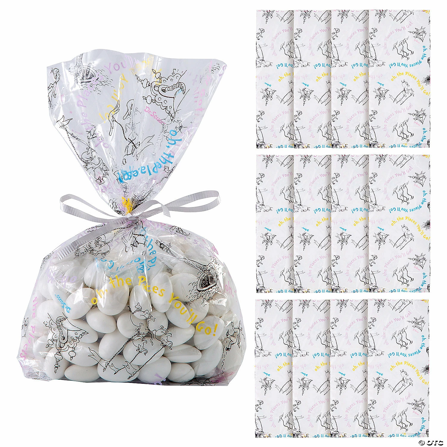 Brand new 💯 5" x 11" Dr. Seuss™ Oh, the Places You’ll Go Graduation Cellophane Bags - 12 Pc. 👏 1 Brand new 💯 5" x 11" Dr. Seuss™ Oh, the Places You’ll Go Graduation Cellophane Bags - 12 Pc. 👏