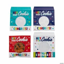 Promo π 5" x 5" Graduation Smart Cookie Treat Bags with Window - 24 Pc. β€οΈ 5 Promo π 5" x 5" Graduation Smart Cookie Treat Bags with Window - 24 Pc. β€οΈ -Graduation Party Supplies Shop 5 x 5 graduation smart cookie treat bags with window 24 pc 13971820 a02