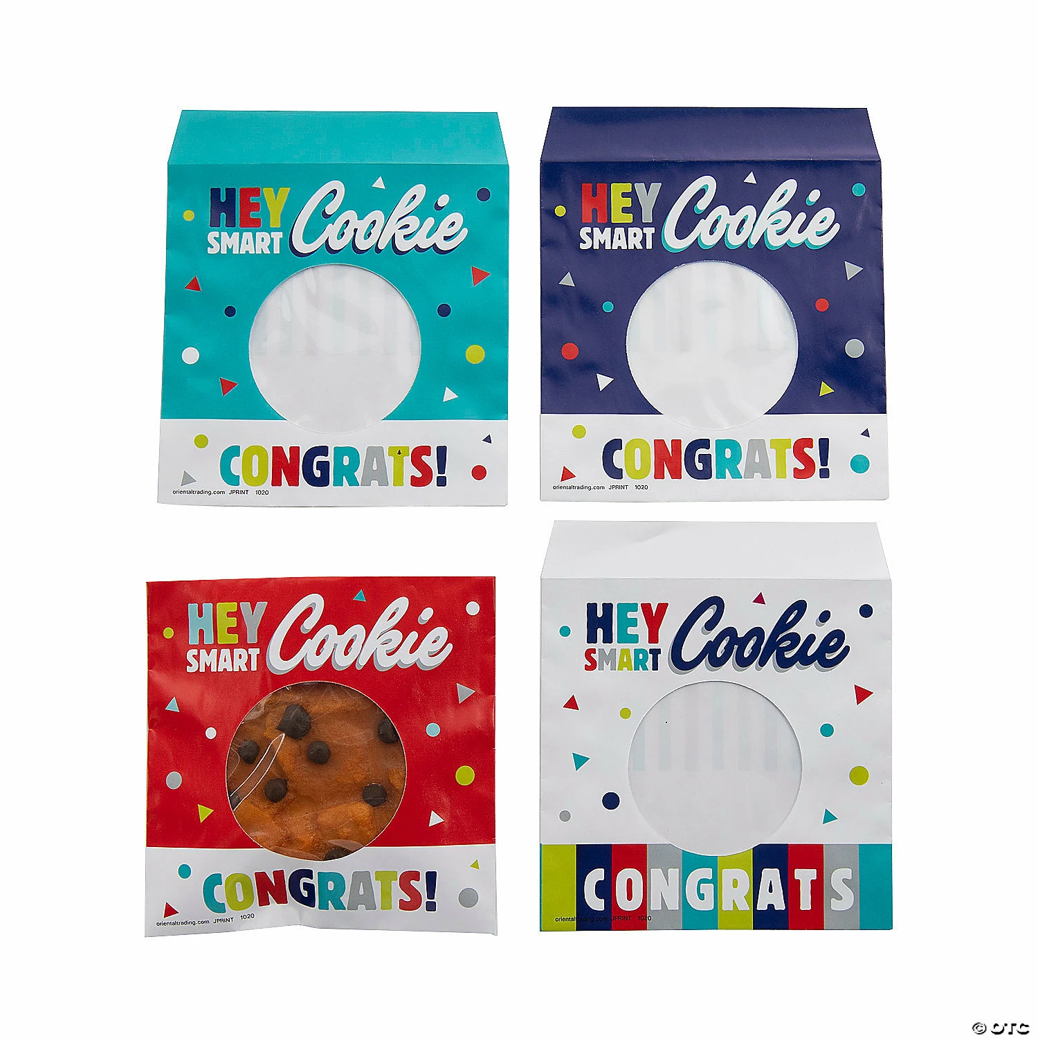 Promo π 5" x 5" Graduation Smart Cookie Treat Bags with Window - 24 Pc. β€οΈ 3 Promo π 5" x 5" Graduation Smart Cookie Treat Bags with Window - 24 Pc. β€οΈ - Image 3