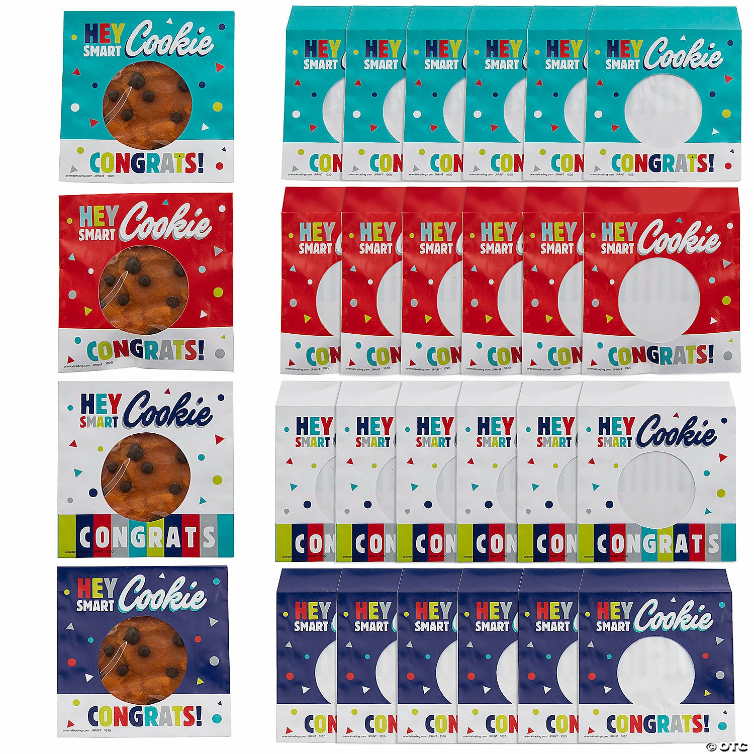 Promo π 5" x 5" Graduation Smart Cookie Treat Bags with Window - 24 Pc. β€οΈ 1 Promo π 5" x 5" Graduation Smart Cookie Treat Bags with Window - 24 Pc. β€οΈ