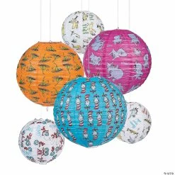 Cheap ๐ฅ 8" - 12" Dr. Seussโข Hanging Paper Lanterns - 6 Pc. ๐