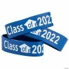 Top 10 🌟 Blue Class of 2022 Big Band Bracelets - 12 Pc. ⭐