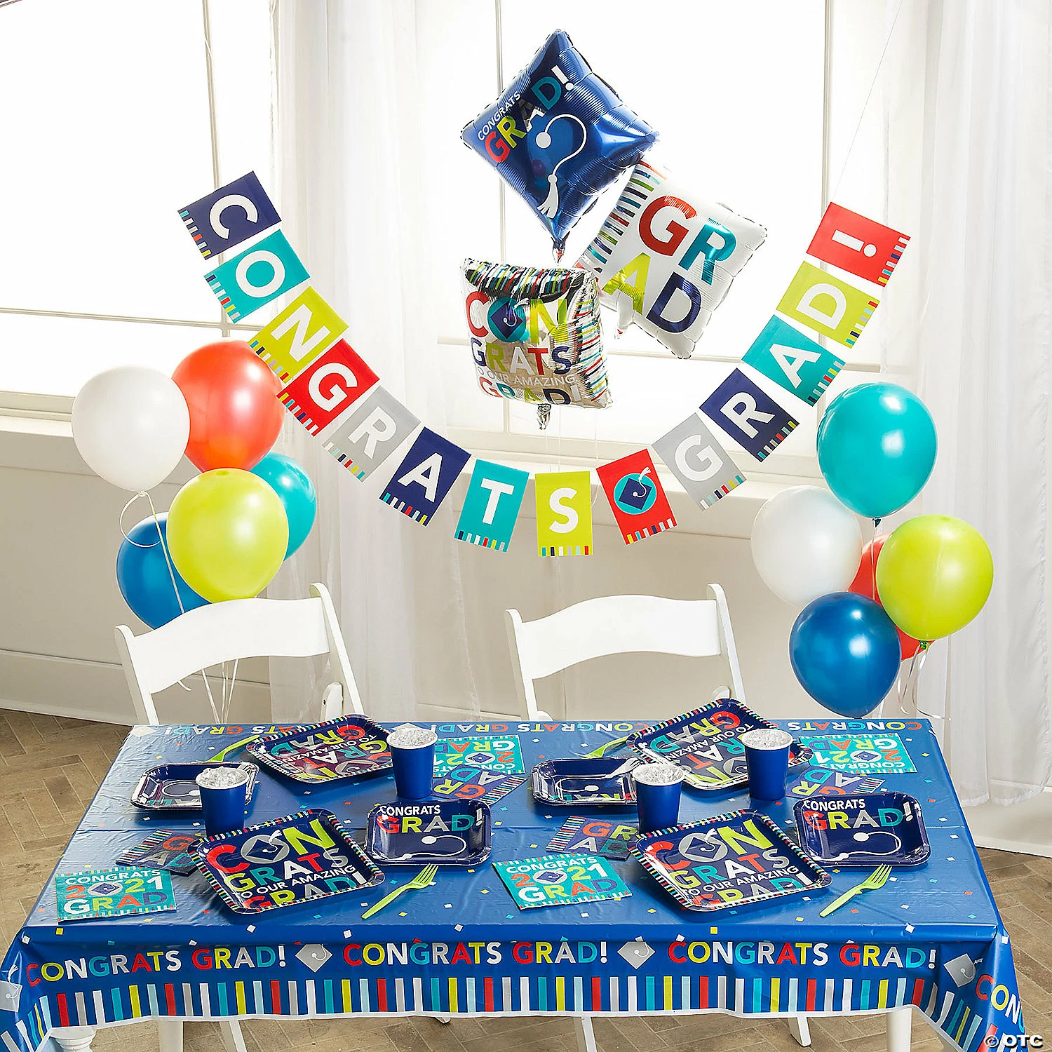 Flash Sale π Bright Grad 18" Mylar Balloons - 3 Pc. π 3 Flash Sale π Bright Grad 18" Mylar Balloons - 3 Pc. π - Image 3
