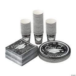 Outlet 👍 Bulk Class of 2022 Graduation Party Tableware Kit for 50 Guests 😍