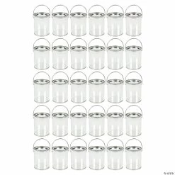 Best Sale ๐ Bulk Clear Plastic Paint Bucket Containers - 30 Pc. ๐