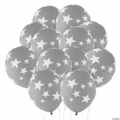 Outlet β Bulk White Stars 11" Latex Balloons - 144 Pc. βοΈ