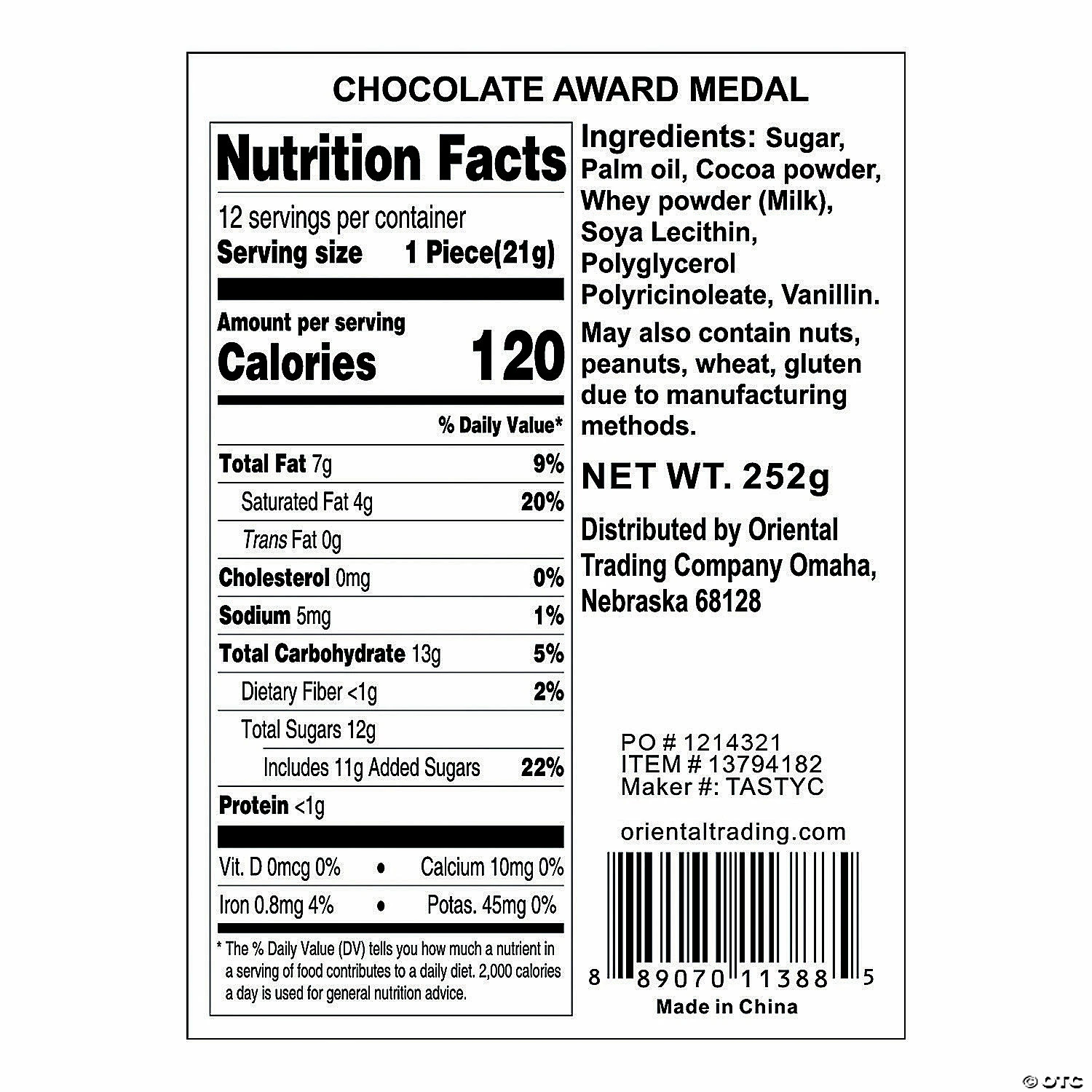 Cheap β¨ Chocolate π¬ Candy Award Medals - 12 Pc. β 3 Cheap β¨ Chocolate π¬ Candy Award Medals - 12 Pc. β - Image 3