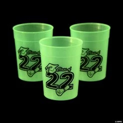 Best Sale 👍 Class of 2022 Glow-in-the-Dark Plastic Cups - 12 Ct. 🔥