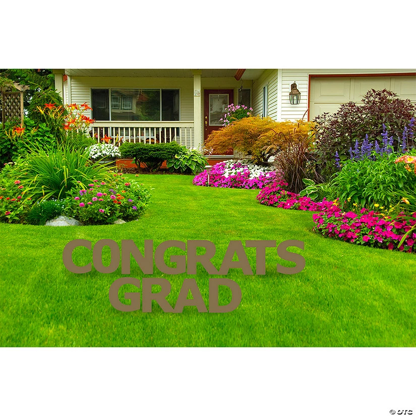 New π Congrats Grad Gold Yard Letters Sign βοΈ 1 New π Congrats Grad Gold Yard Letters Sign βοΈ